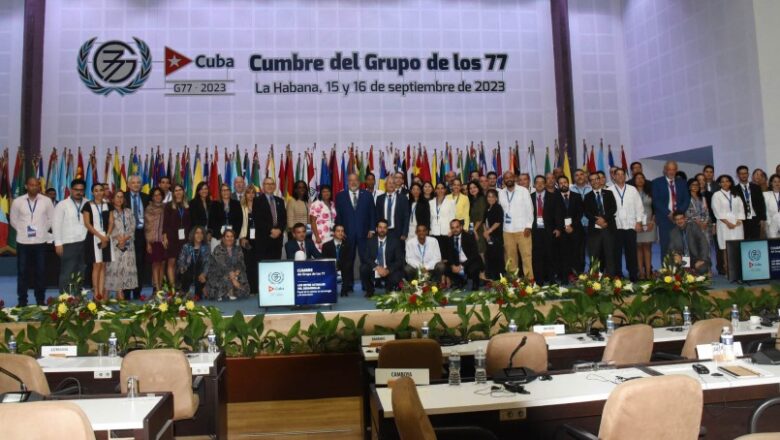 Cumbre del G77 y China: Declaración final defiende reclamos del Sur