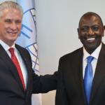 Dialogó Presidente de Cuba con su homólogo de Kenia