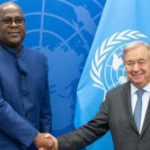 Secretario general de ONU recibió al presidente congoleño