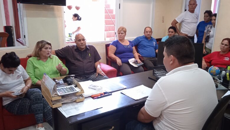 Intercambiaron máximos dirigentes de la provincia con colectivos laborales cabaiguanenses