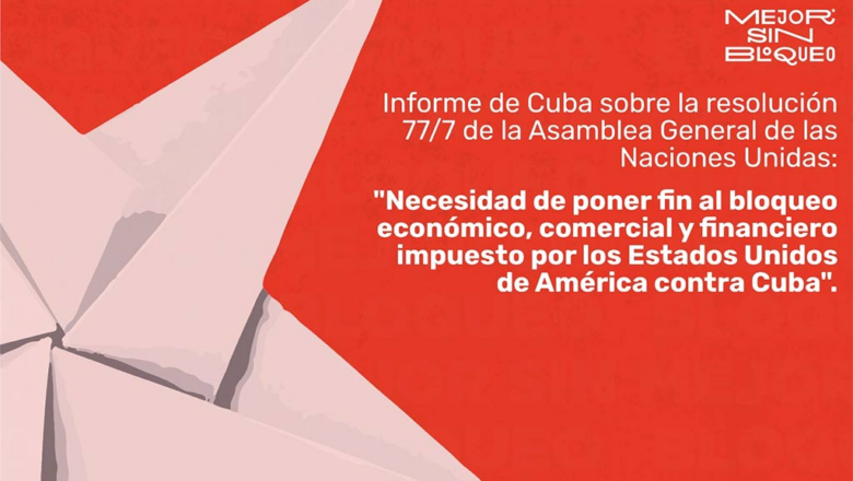 Cuba publica informe sobre daños del bloqueo de Estados Unidos