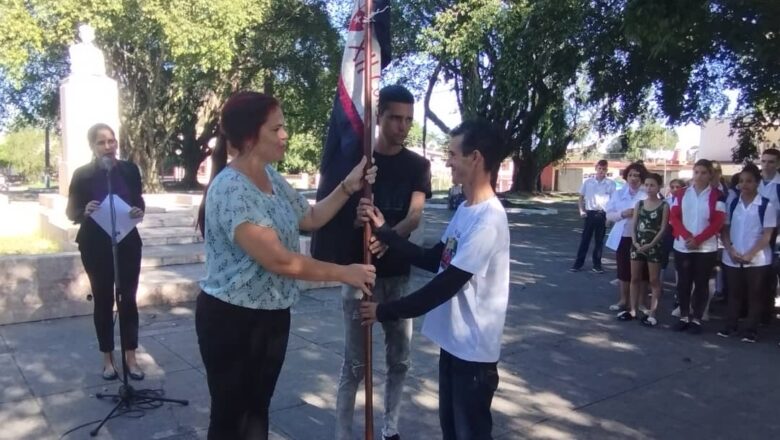 Abanderaron delegación de Cabaiguán a la Asamblea Provincial XII Congreso de la UJC