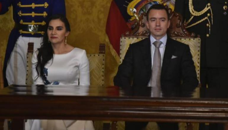 Presidente de Ecuador otorga una única función a su vicepresidenta