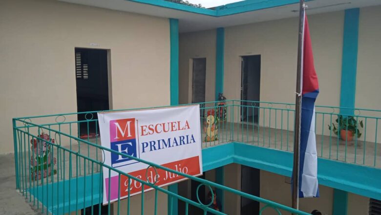 Recupera Cabaiguán condiciones estructurales de escuela primaria “26 de Julio” (+Audio y Fotos)