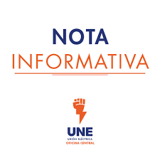 La UNE pronostica una afectación de 227 MW en el horario pico de este domingo