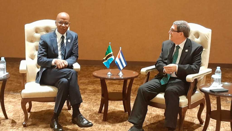 Canciller de Cuba dialogó con homólogo de Tanzania