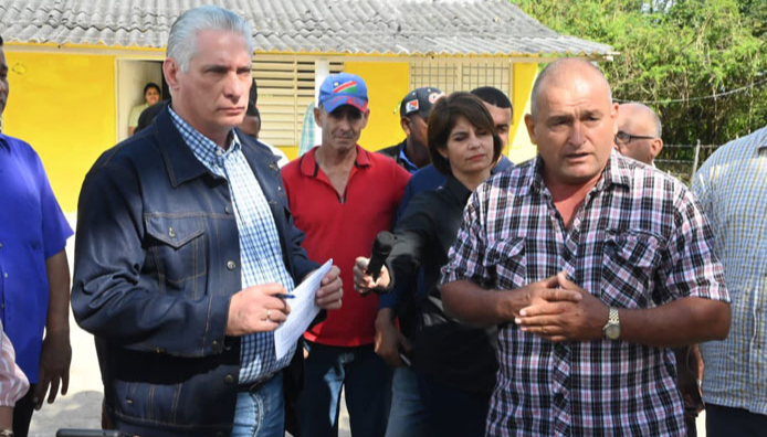 Continúa el presidente cubano recorrido por entidades productivas del país