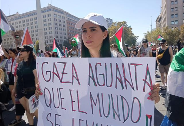 Jornada de movilizaciones en Chile en solidaridad con Palestina