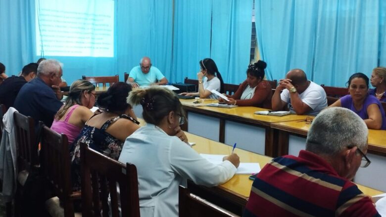 Analizaron miembros del Consejo de la Administración de Cabaiguán temas de singular relevancia para el desarrollo de la vida económica y social del municipio
