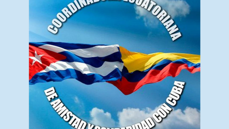Solidarios con Cuba en Ecuador inician campaña de apoyo a la isla