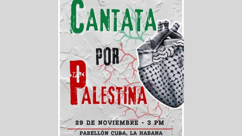 Cantata celebrará en Cuba Día de Solidaridad con Palestina