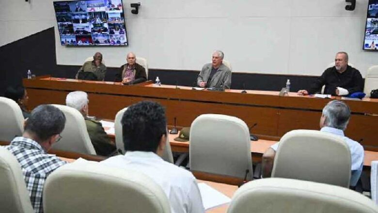 Presidente de Cuba chequea marcha de Ejercicio de enfrentamiento a las ilegalidades