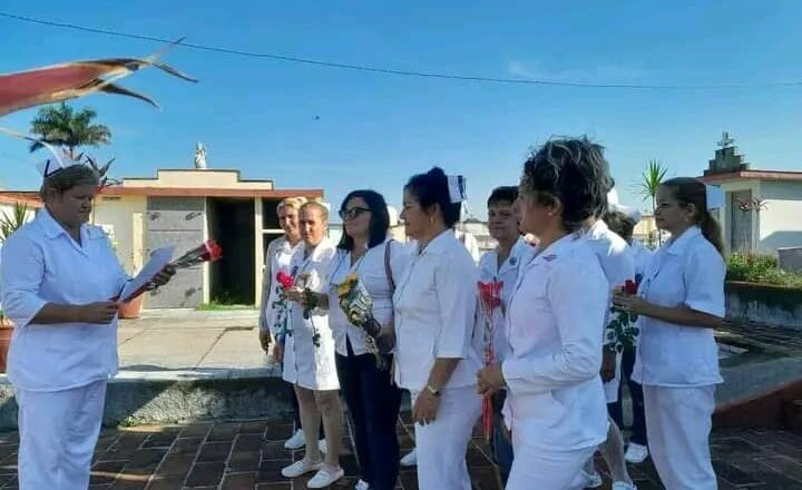 Rinden tributo desde el Comité Municipal del Partido en Cabaiguán a Elsita, la enfermera, la dirigente, la militante de vanguardia (+ Audio)