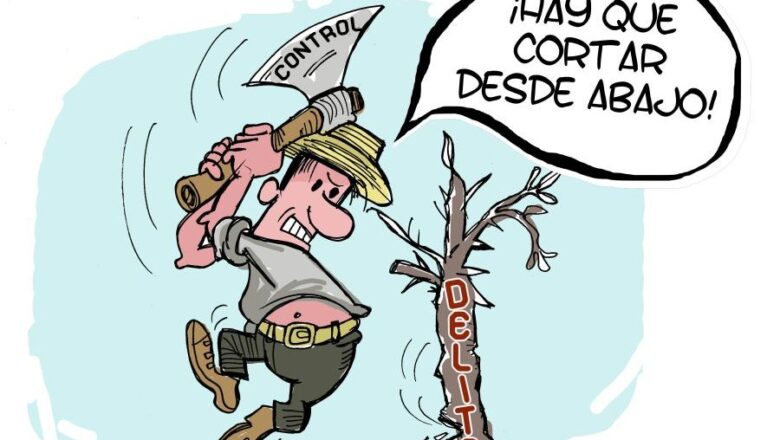 Para detener el delito y la ilegalidad