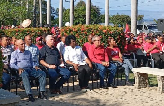 Presidió Díaz-Canel acto por aniversario 68 del combate del Uvero