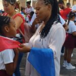 Recibieron pioneros cabaiguanenses de tercer grado su pañoleta roja (+Fotos)