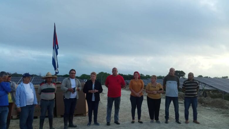 Avanzan labores constructivas en nuevo Parque Solar Fotovoltaico de Cabaiguán