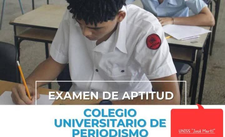Examen de aptitud para la carrera de Periodismo tendrá lugar el próximo 7 de junio