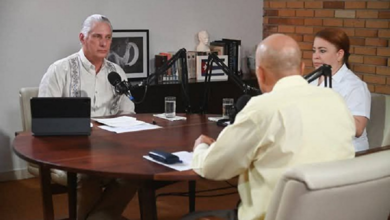 Díaz-Canel denuncia intentos de desestabilizar el orden en Cuba