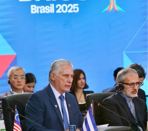 Presidente cubano llama en Cumbre BRICS a transformar el orden internacional