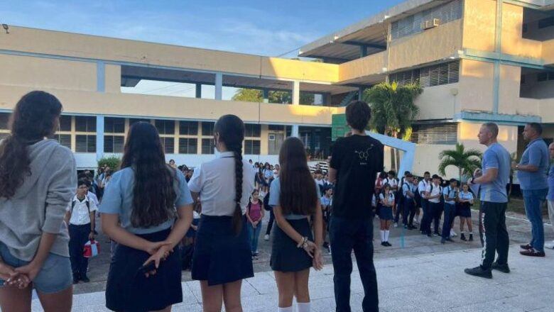 Escuelas espirituanas se suman al ejercicio preventivo para evitar el consumo de drogas