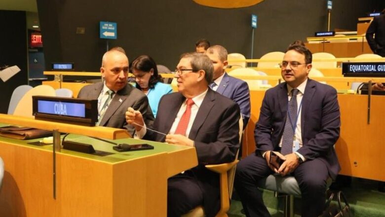 Cuba espera respaldo rotundo y abrumador en ONU contra bloqueo de EEUU
