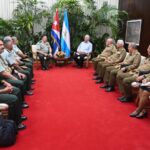 Díaz-Canel recibió al Comandante en Jefe de las Fuerzas Militares del Ejército de Nicaragua