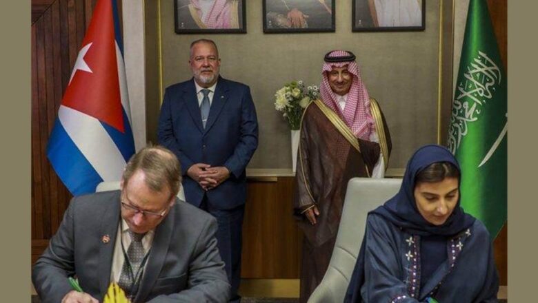 Rubrican Cuba y Arabia Saudita memorando para turismo sostenible