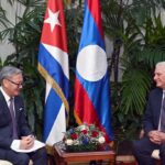 Presidente de Cuba reafirma voluntad de fortalecer lazos con Laos
