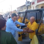 Inaugura Ministro de Transporte de Cuba servicio de Ecomóviles en Cabaiguán (+Audio y Fotos)
