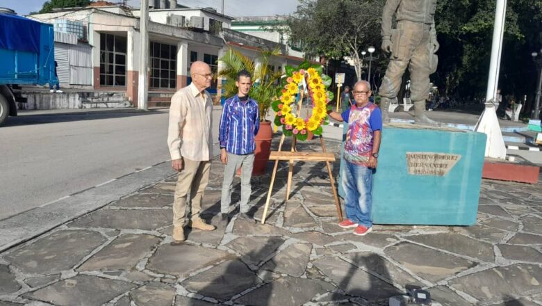 Evocaron en Cabaiguán al comandante Faustino Pérez Hernández a treinta y tres años de su muerte física (+ Fotos)
