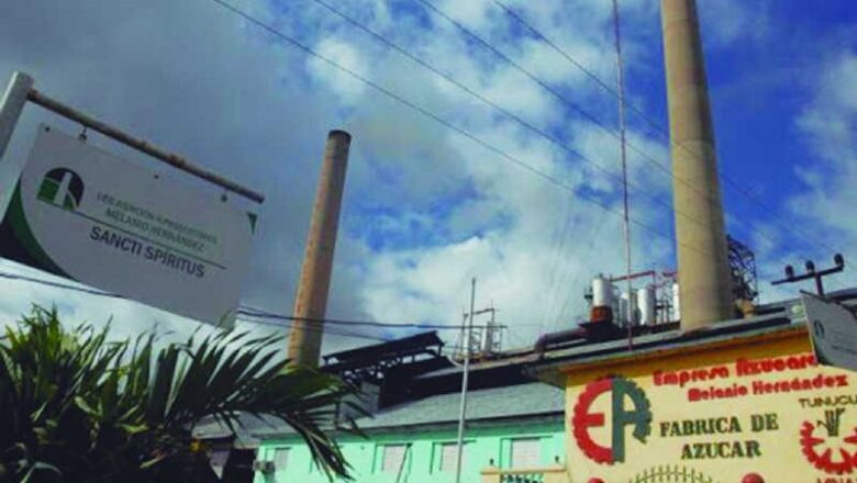 Central espirituano con maquinaria lista para iniciar la zafra