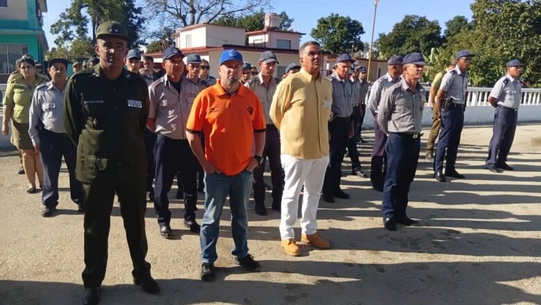 Ratificaron miembros de la PNR de Cabaiguán compromiso con la defensa de la Patria (+ Audio y Fotos)