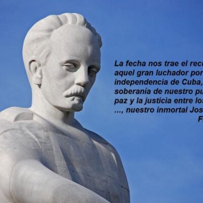 Nuestro José Martí en el aniversario 173 de su natalicio
