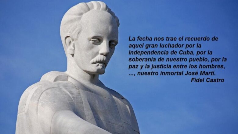 Nuestro José Martí en el aniversario 173 de su natalicio