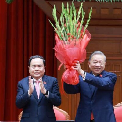 Felicita Díaz-Canel a To Lam por su reelección al frente del Partido Comunista de Vietnam