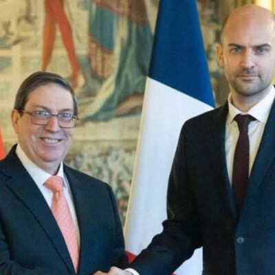 Canciller cubano expuso al Gobierno francés escalada en agresión de EEUU