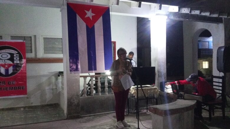 Condena al bloqueo desde el barrio (+Audio)