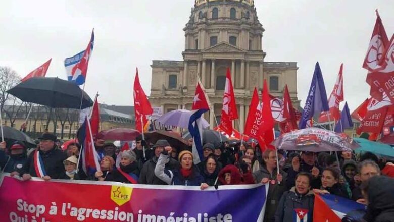 Movilización en París condena escalada de agresividad contra Cuba