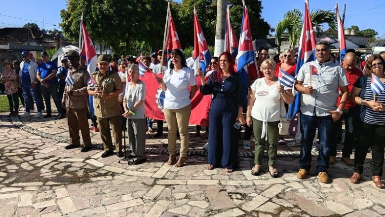 Ratificaron los cabaiguanenses apoyo a su Revolución a 65 años de la victoria de Playa Girón (+Audio y Fotos)