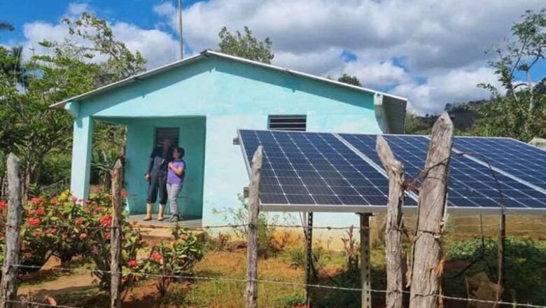 PNUD apoya a Cuba con instalación de sistemas fotovoltaicos en sitios aislados