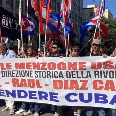 Ganan fuerza en Italia movilizaciones y declaraciones de apoyo a Cuba