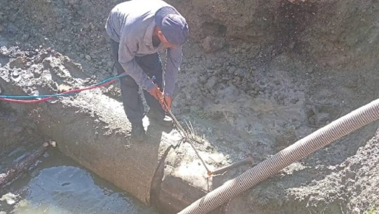 Rotura en conductora afecta servicio de agua en Sancti Spíritus y Cabaiguán