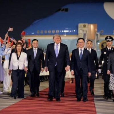 Donald Trump en China para reunirse con Xi Jinping