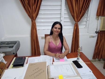 Yanet Vargas Paz, una voz de la abogacía en Cabaiguán (+ Audio y Fotos)