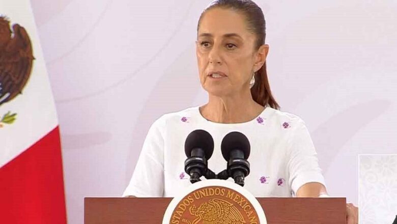 Presidenta de México defiende autodeterminación de los pueblos