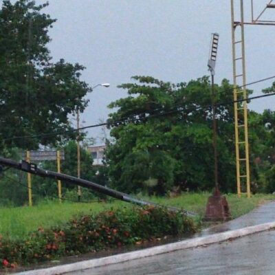 Tormenta local severa deja sin servicio eléctrico a toda la ciudad de Sancti Spíritus