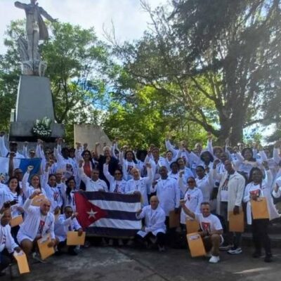 Colaboradores de la salud de Cuba regresarán desde Guatemala