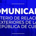Rechaza Cuba expulsión de diplomáticos por gobierno dominicano
