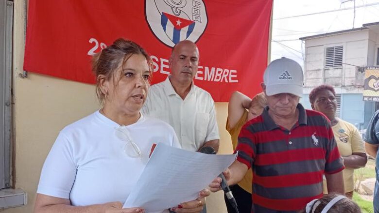 Fiesta cederista en Guayos celebró el aniversario 66 de los Comités de Defensa de la Revolución
